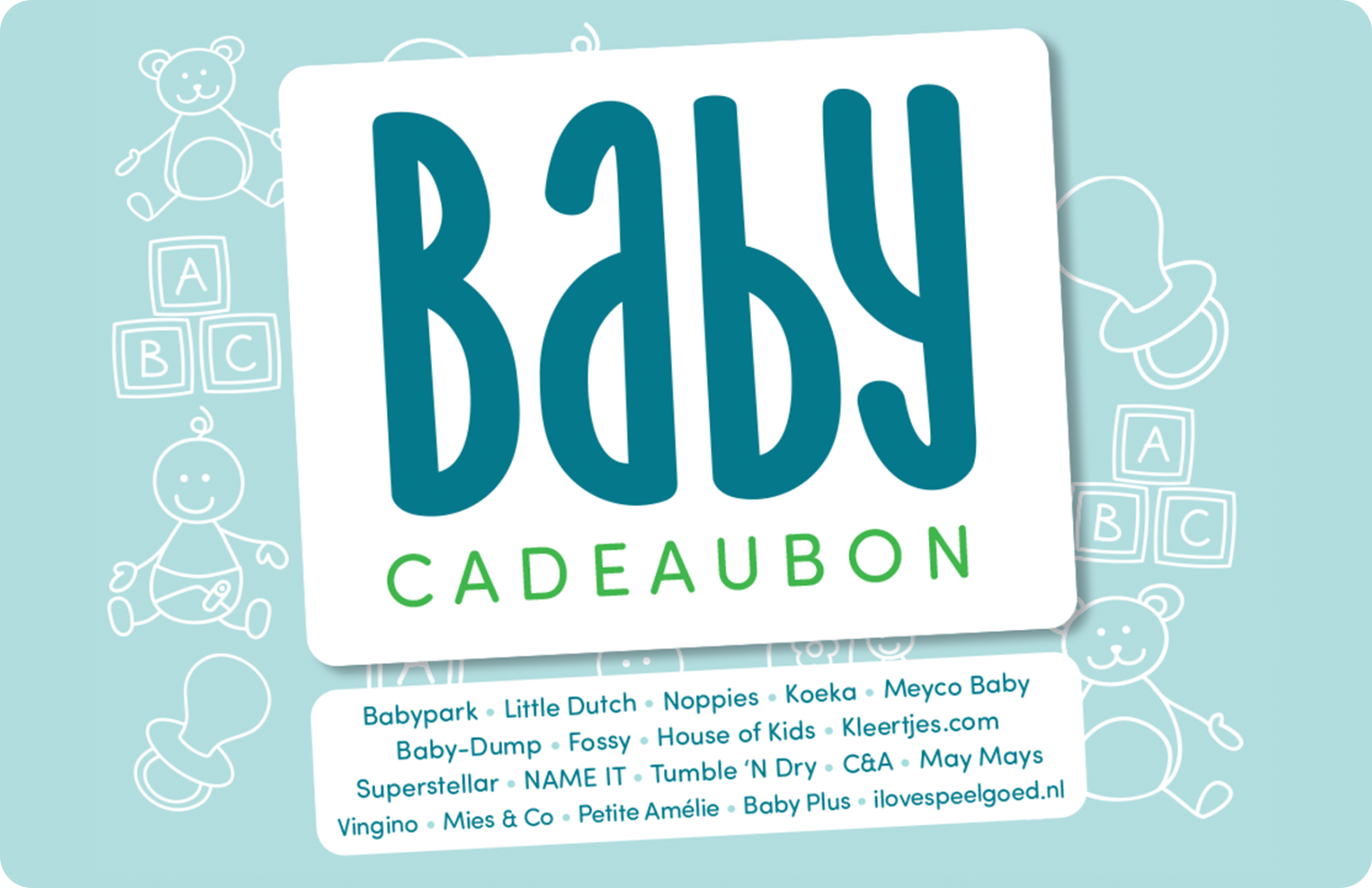 Baby Cadeaubon blauw