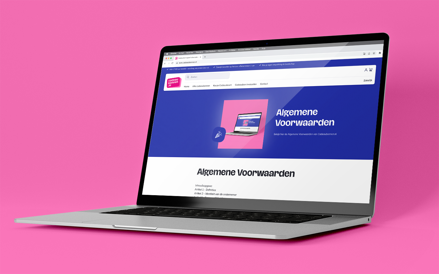 algemene voorwaarden