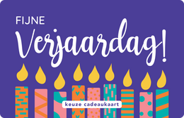 Fijne Verjaardag Keuze Cadeaukaart