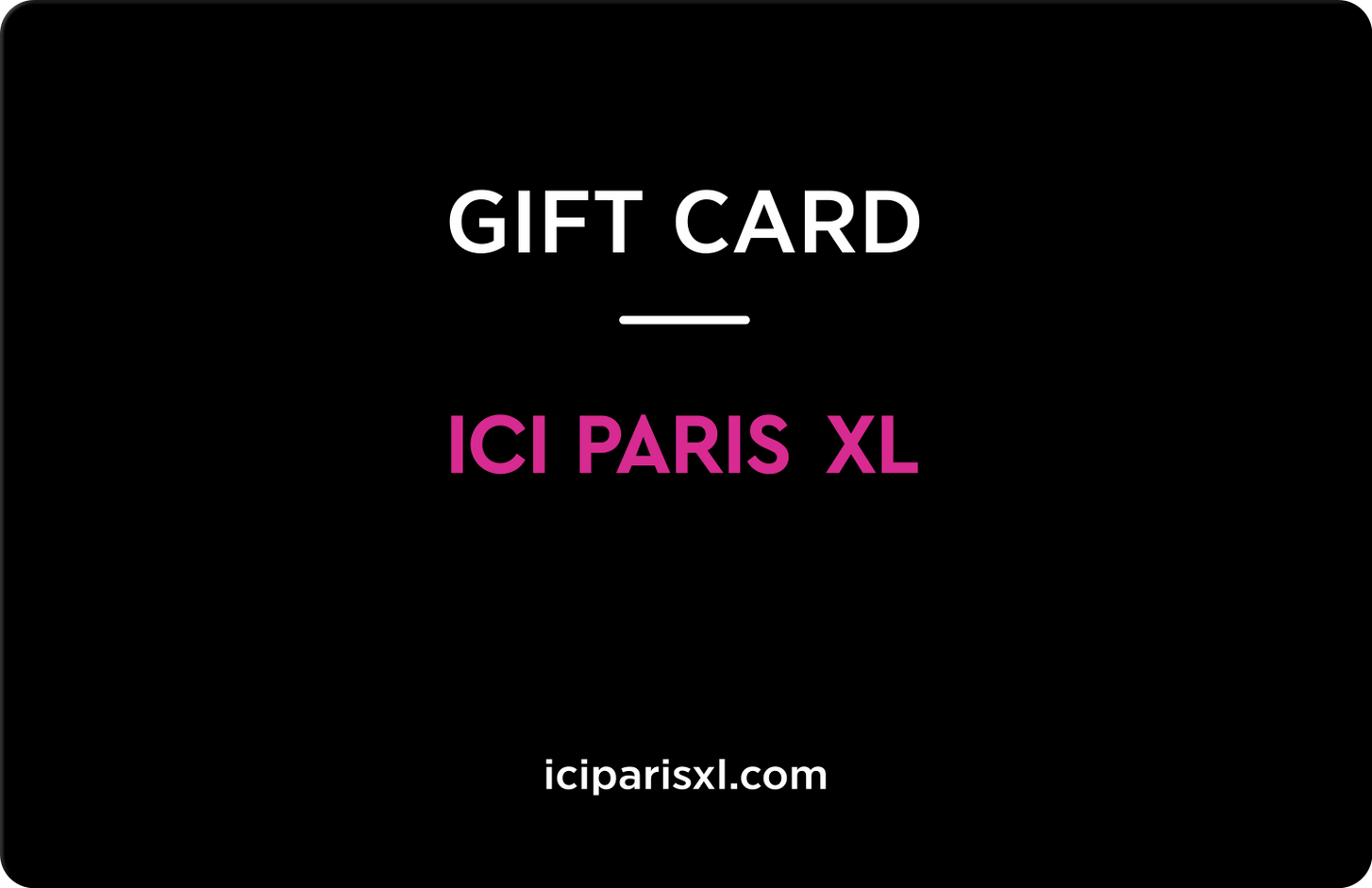 ICI Paris XL Cadeaukaart