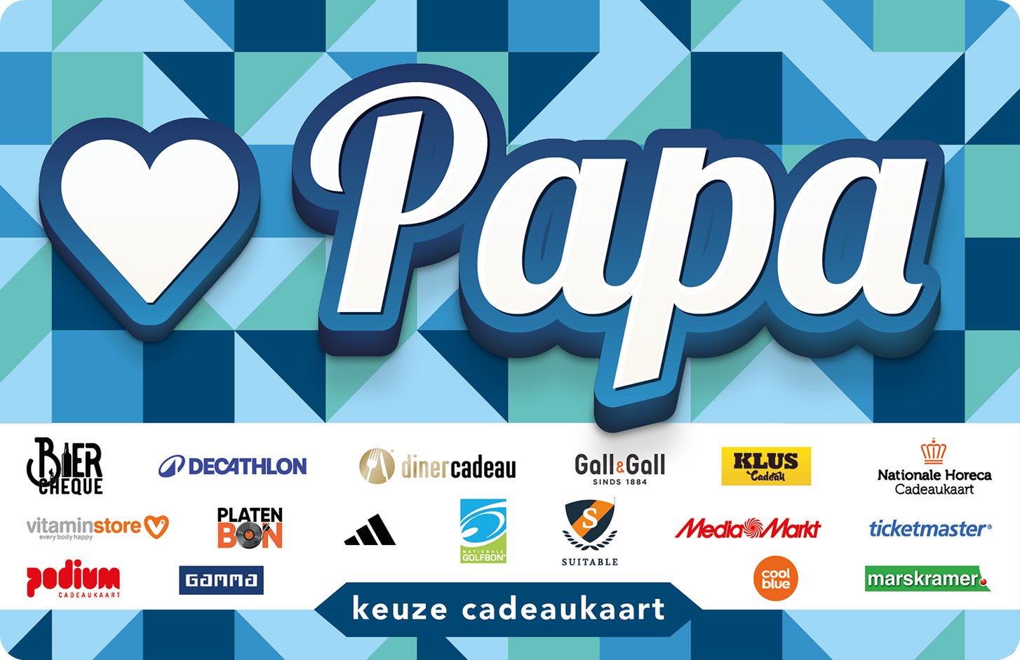 Papa Keuze Cadeaukaart