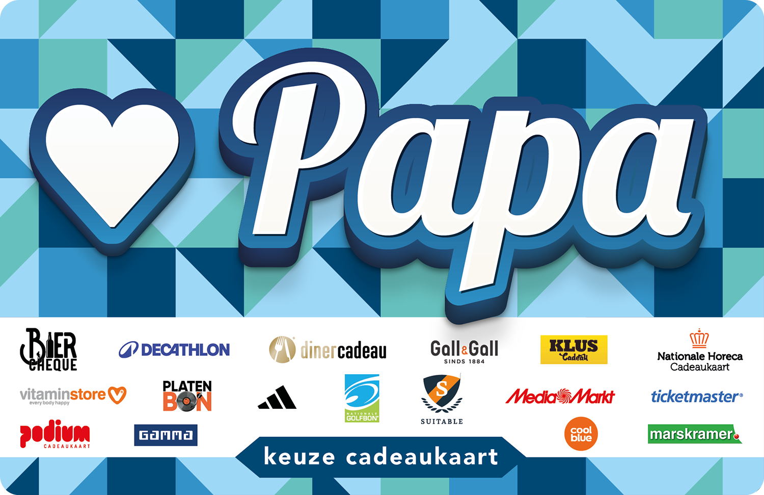 Papa Keuze Cadeaukaart