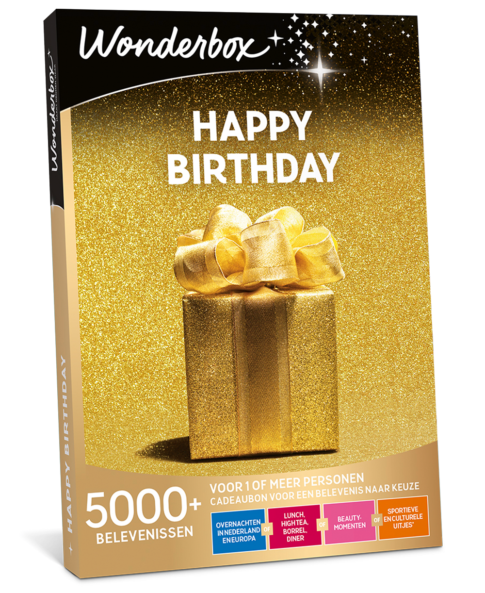 Wonderbox happy birthday