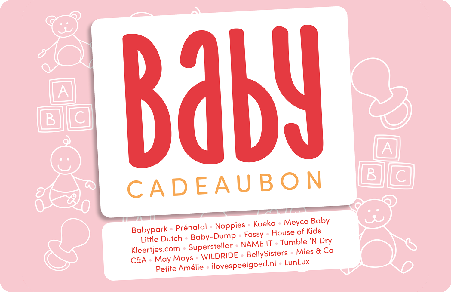 Babycadeaubon roze