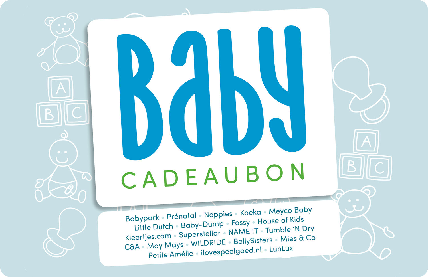 Babycadeaubon blauw