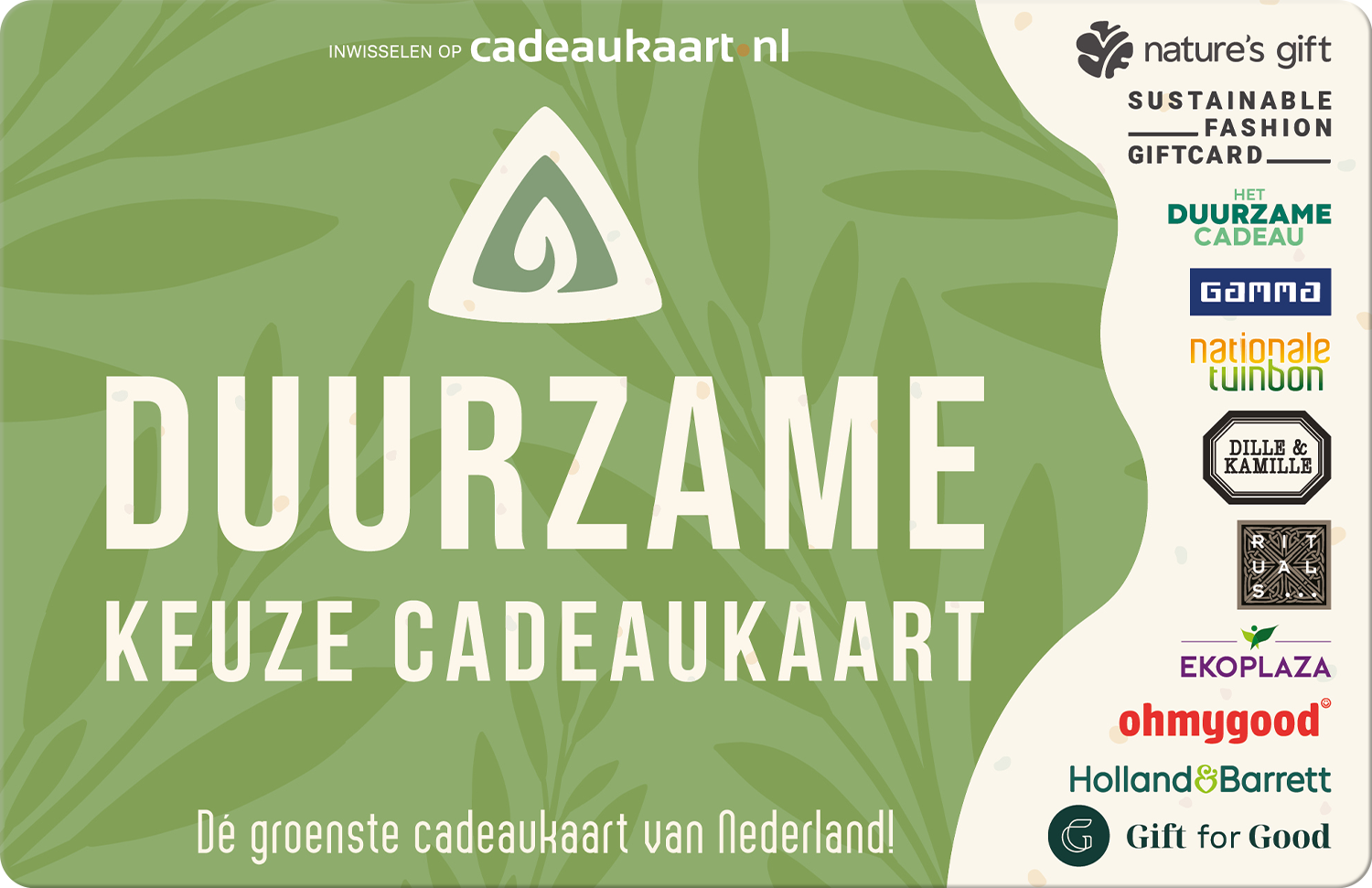 duurzame cadeaukaart