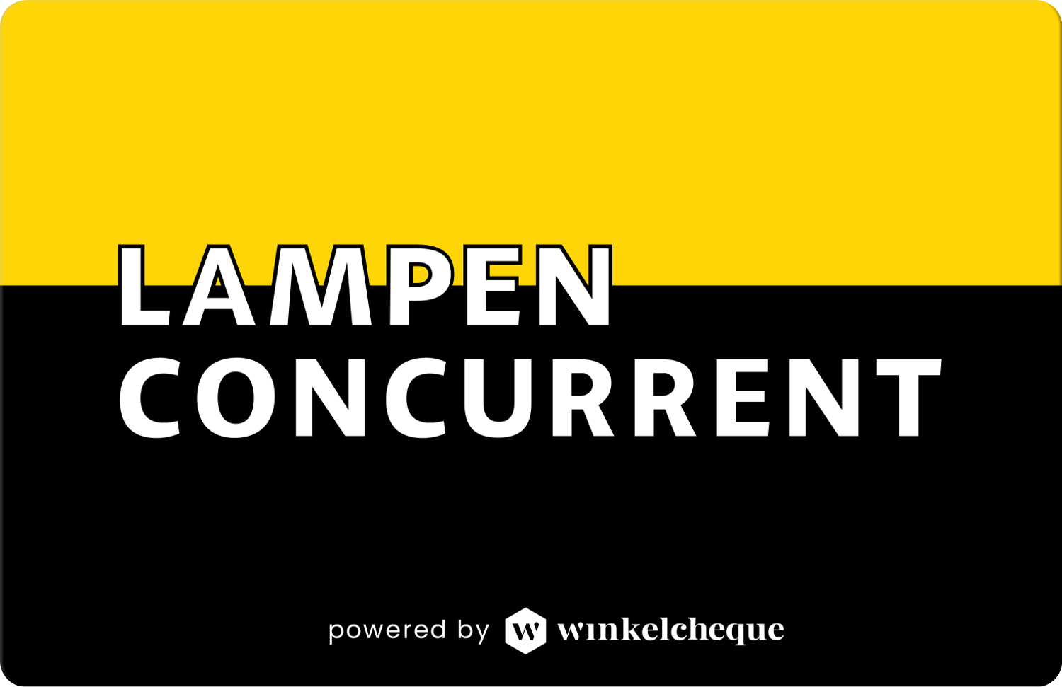 Lampenconcurrent Cadeaubon