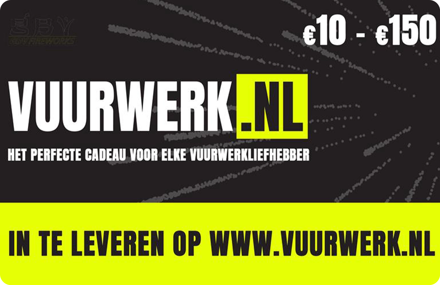 vuurwerk cadeaukaart