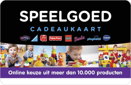 Aankondiging hoffelijkheid Een zekere Speelgoed Cadeaukaart | Cadeaubonnen.nl